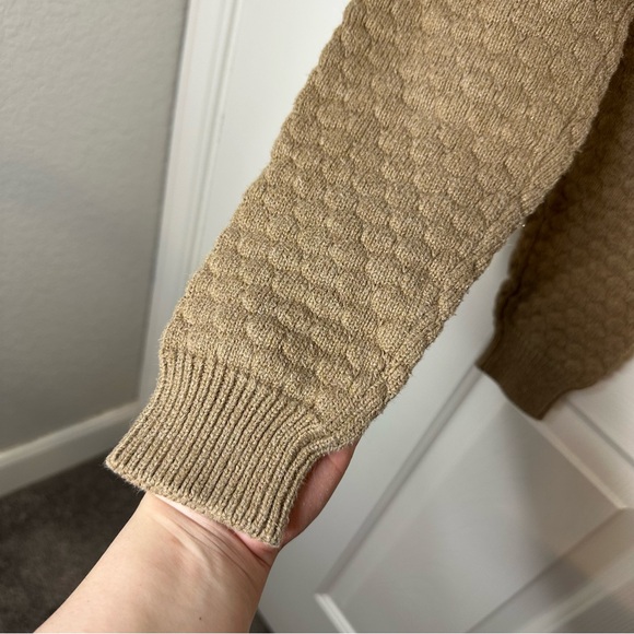 Jamie Kay Caramel Cream Tan Hope Knit Ruffle Top + Jogger Pant Set 4T Prairie - Picture 10 of 12